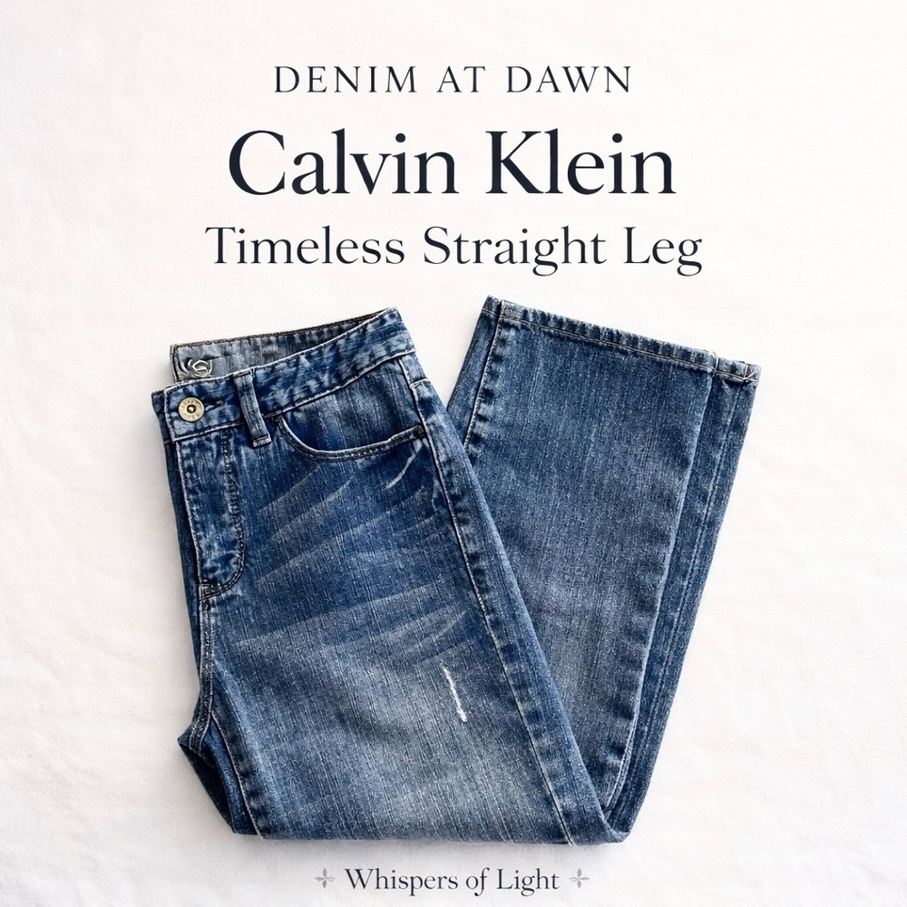 Calvin Klein Jeans Straight-Leg Denim | Size 28 / 6